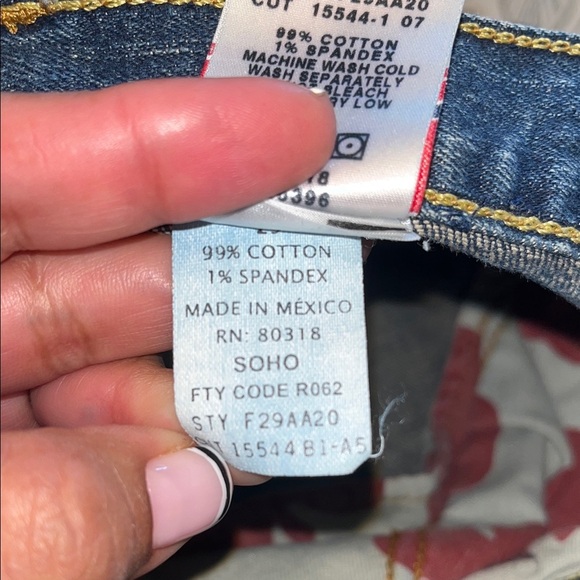 Lucky Brand Dungarees Classic Blue Denim Jeans size 8/29 - Picture 8 of 8